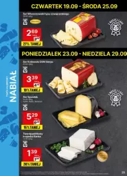 Gazetka promocyjna Delikatesy Centrum - Gazetka - ważna od 29.09 do 29.09.2024 - strona 18 - produkty: Ser, Włoszczowski, Bursztyn, Twaróg, Cars, Rubin, Twaróg półtłusty