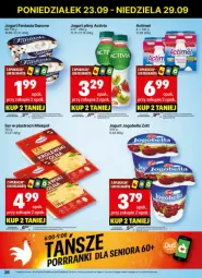 Gazetka promocyjna Delikatesy Centrum - Gazetka - ważna od 29.09 do 29.09.2024 - strona 19 - produkty: Ser, Rum, Danone, Zott, Bell, Jogurt, Actimel, Activia, Fanta, Bella, Jogobella, Jogurt pitny, Fa