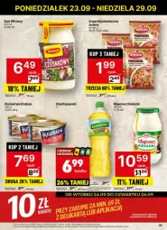 Gazetka promocyjna Delikatesy Centrum - Gazetka - ważna od 29.09 do 29.09.2024 - strona 22 - produkty: Majonez, Krakus, Kujawski, Sos, Zupa, Winiary, Olej