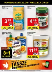 Gazetka promocyjna Delikatesy Centrum - Gazetka - ważna od 29.09 do 29.09.2024 - strona 24 - produkty: Piec, Lubella, Ryż, Rum, Mus, Kupiec, Bell, Dżem, Wafle, Sante, Owsianka, Krem orzechowy, Bella, Herbapol