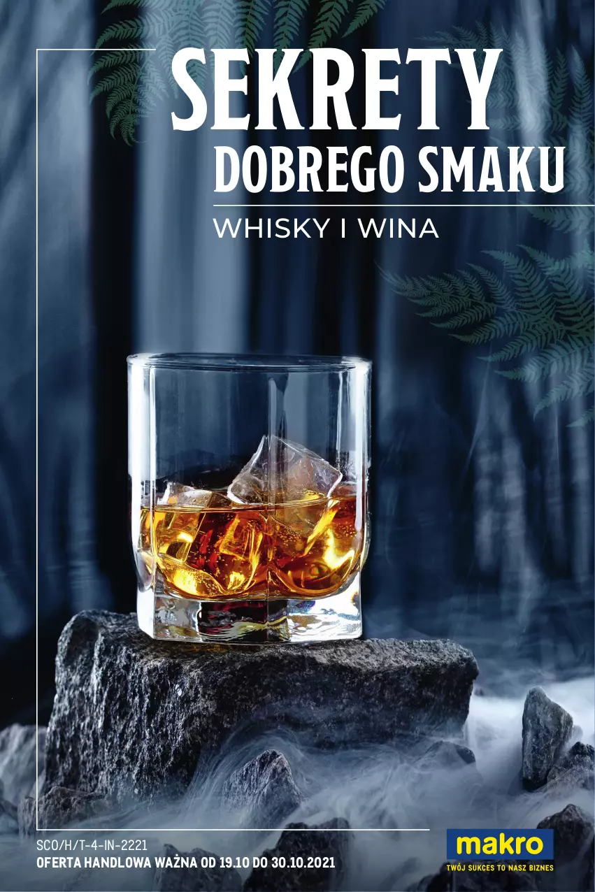 Gazetka promocyjna Makro - [Oferta specjalna] Sekrety whisky i wina - ważna 19.10 do 30.10.2021 - strona 1 - produkty: Kret, Whisky