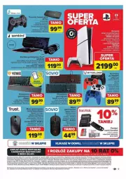 Gazetka promocyjna Carrefour - Gazetka - ważna od 07.09 do 07.09.2024 - strona 21 - produkty: Konsola, Top, Sok, Por, NBA, JBL, Gra, Rust, Klawiatura, Kosz, Tran, Sanki, Kontroler, Mysz, PlayStation 5, PlayStation, Fa