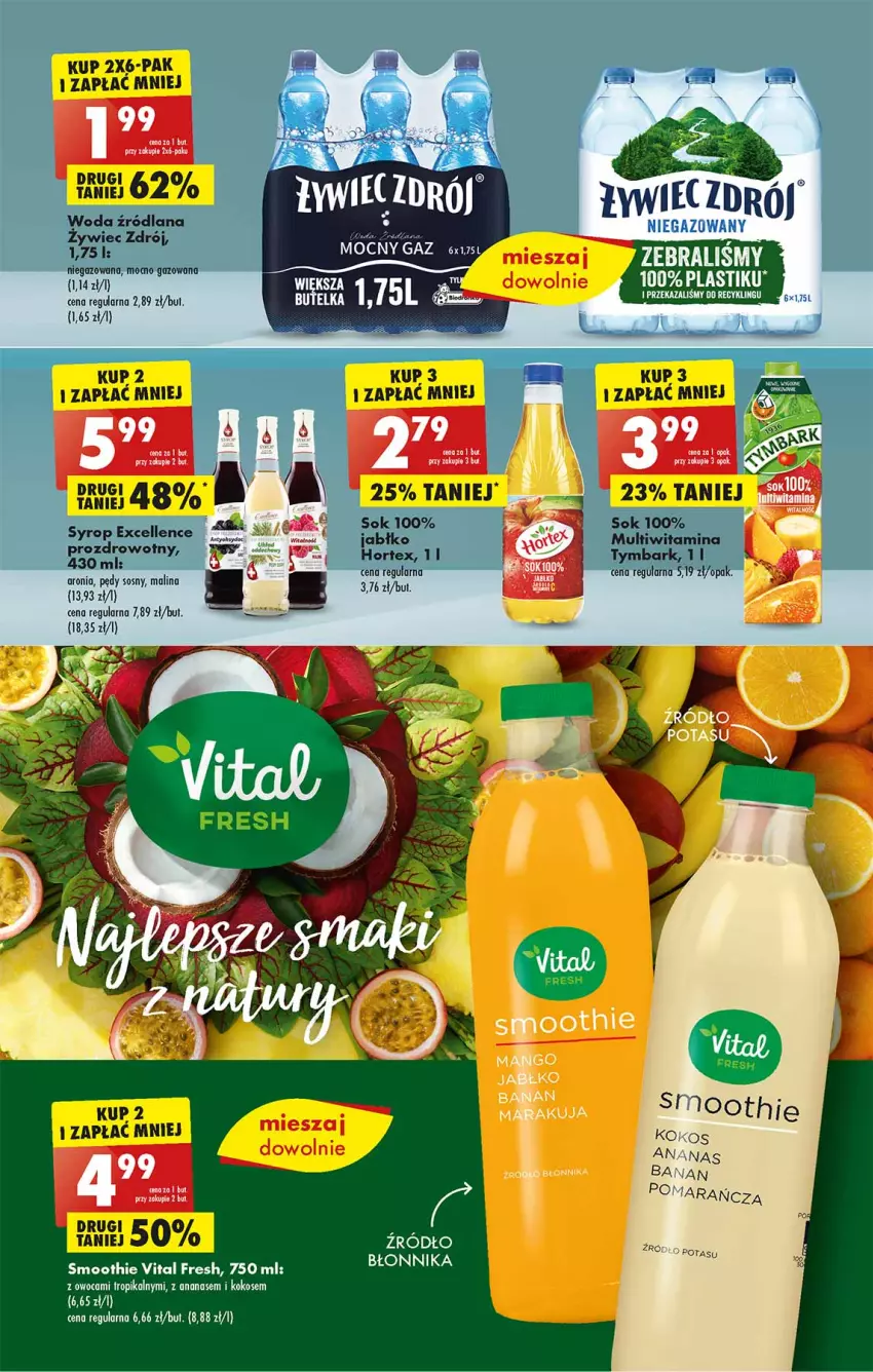 Gazetka promocyjna Biedronka - Od poniedzialku - ważna 31.07 do 05.08.2023 - strona 41 - produkty: Ananas, Kokos, Leon, LG, Rama, Smoothie, Sok, Syrop, Woda