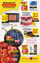 Gazetka promocyjna Biedronka - Od poniedzialku - Gazetka - ważna od 05.08 do 05.08.2023 - strona 1 - produkty: Piwo, Mięso mielone z szynki, Mięso mielone, Gry, Gra, Borówka, Borówka amerykańska, Lody, Masło, Mięso, Fa