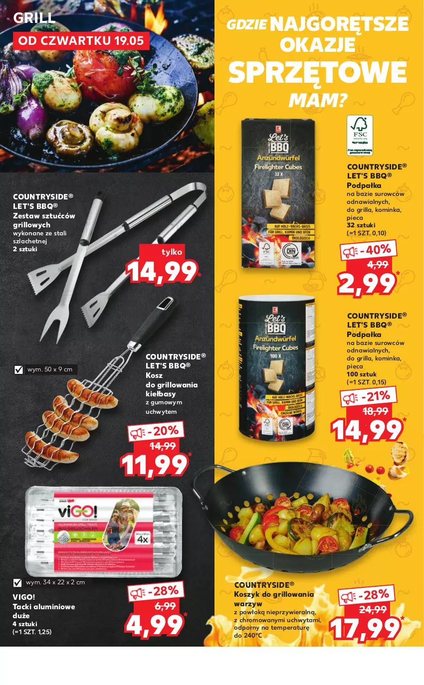 Gazetka promocyjna Kaufland - Oferta ważna  od  19.05.2022 do 01.06.2022 lub do wyczerpania zapasów - ważna 19.05 do 01.06.2022 - strona 4 - produkty: Grill, Inka, Kosz, Piec, Por, Zestaw sztućców