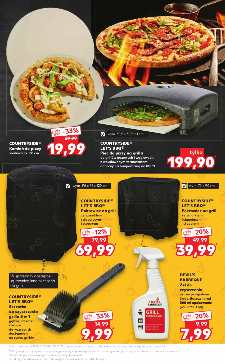 Gazetka promocyjna Kaufland - Oferta ważna  od  19.05.2022 do 01.06.2022 lub do wyczerpania zapasów - ważna 19.05 do 01.06.2022 - strona 5 - produkty: Gra, Grill, Piec, Pokrowiec, Por, Szczotka, Termos, Top