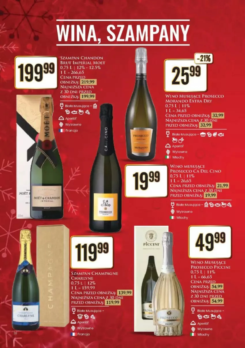 Gazetka promocyjna Dino - ważna 16.12 do 24.12.2024 - strona 13 - produkty: Gin, Mus, Prosecco, Wino, Wino musujące