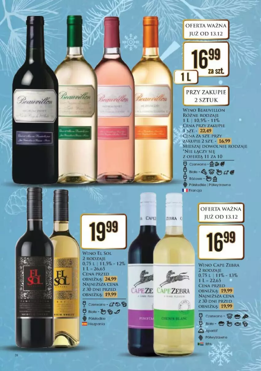 Gazetka promocyjna Dino - ważna 16.12 do 24.12.2024 - strona 19 - produkty: Wino