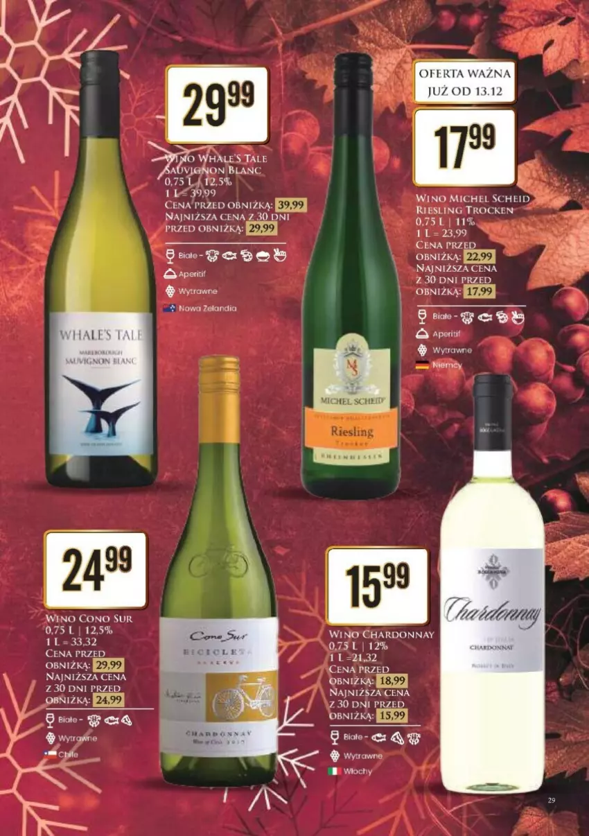 Gazetka promocyjna Dino - ważna 16.12 do 24.12.2024 - strona 22 - produkty: Chardonnay, Indesit, Sauvignon Blanc, Wino