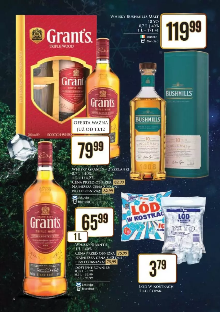 Gazetka promocyjna Dino - ważna 16.12 do 24.12.2024 - strona 4 - produkty: Bushmills, Gra, K2, Koc, Whisky