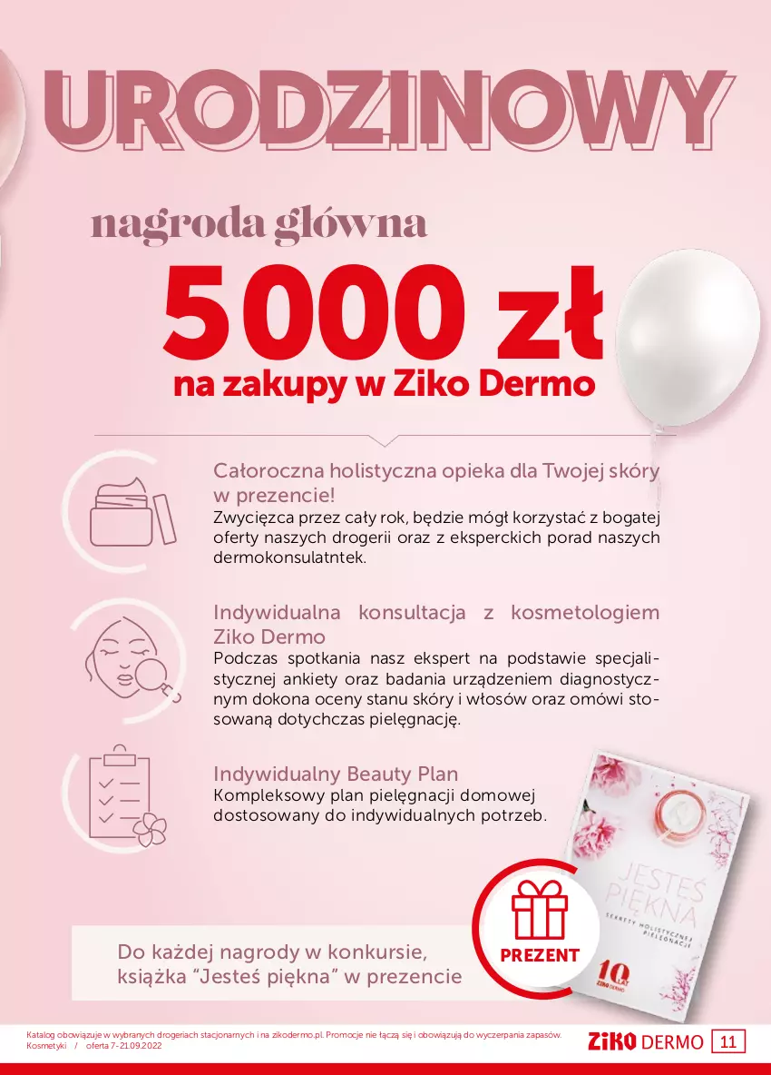 Gazetka promocyjna Ziko - Gazetka Ziko Dermo - ważna 07.09 do 21.09.2022 - strona 11 - produkty: Książka, Por