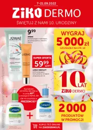 Gazetka promocyjna Ziko - Gazetka Ziko Dermo - Gazetka - ważna od 21.09 do 21.09.2022 - strona 1 - produkty: Gra, Lierac, Cetaphil, Imbir