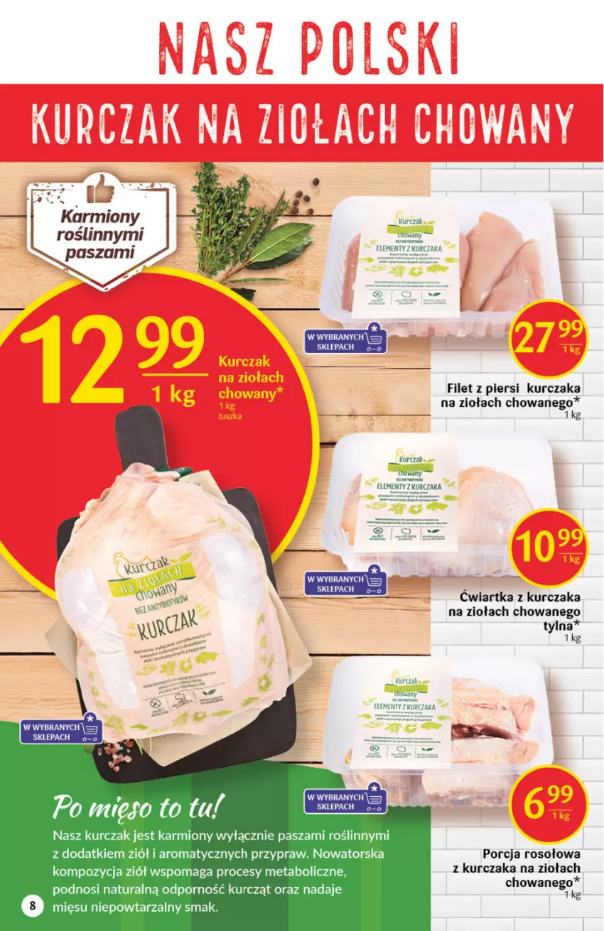 Gazetka promocyjna Delikatesy Centrum - Gazetka DC19 - ważna 19.05 do 25.05.2022 - strona 8 - produkty: Filet z piersi kurczaka, Karmi, Kurczak, Por