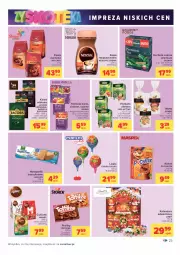 Gazetka promocyjna Carrefour - Gazetka Carrefour Zyskoteka - Gazetka - ważna od 07.11 do 07.11.2021 - strona 23 - produkty: Nescafé, Kawa rozpuszczalna, Cukier, Kawa ziarnista, Praliny, Kawa mielona, Kawa, Dilmah, Herbata czarna, Chupa Chups, Jacobs Krönung, Wawel, Herbatniki, Toffifee, Cukierki, Lizaki, Jacobs, Irving, Herbata, Kakao, Lindt, Kalendarz, Kalendarz adwentowy
