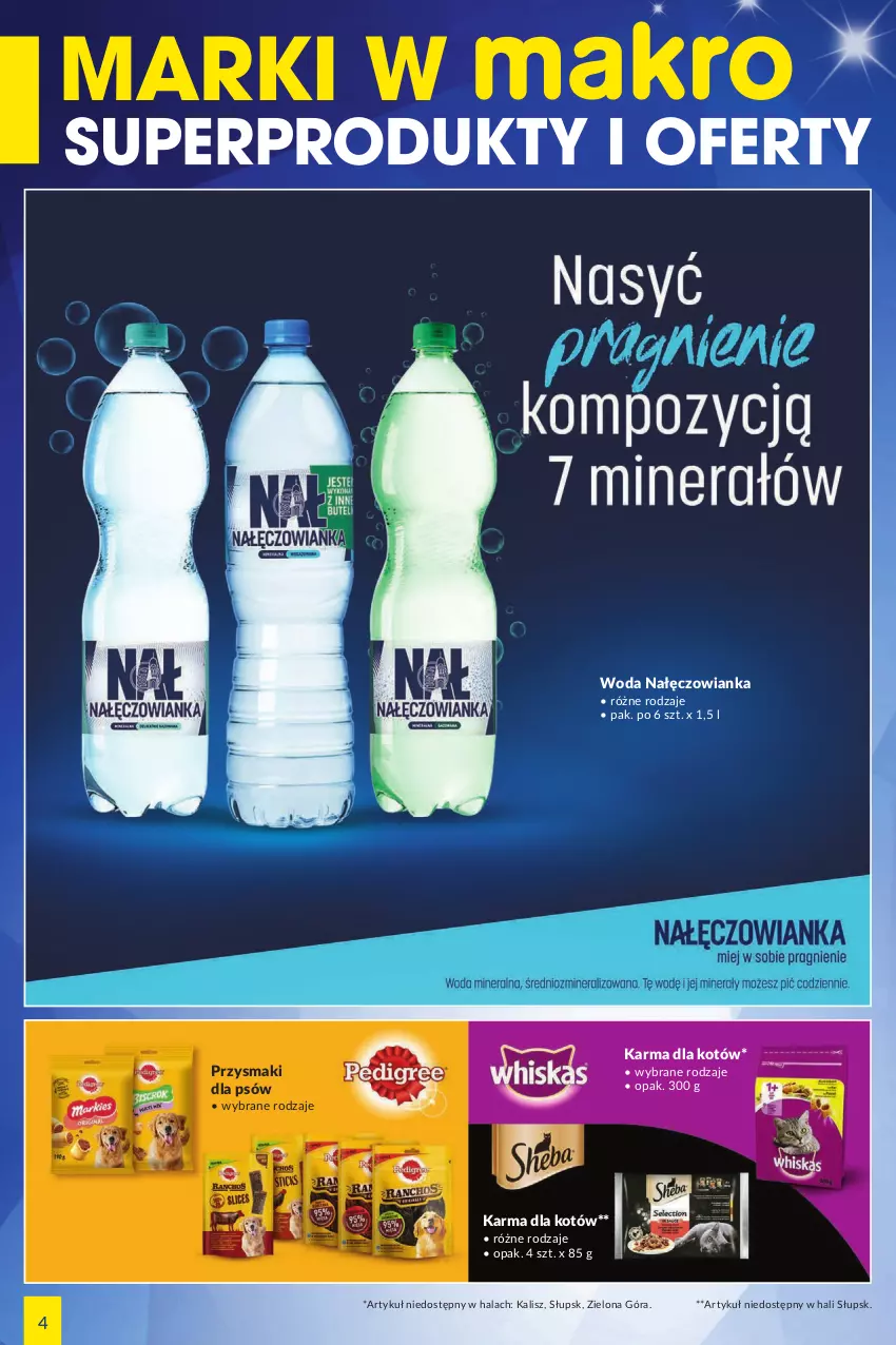 Gazetka promocyjna Makro - [Oferta specjalna] Marki w MAKRO - ważna 31.05 do 13.06.2022 - strona 4 - produkty: Nałęczowianka, Przysmaki, Woda