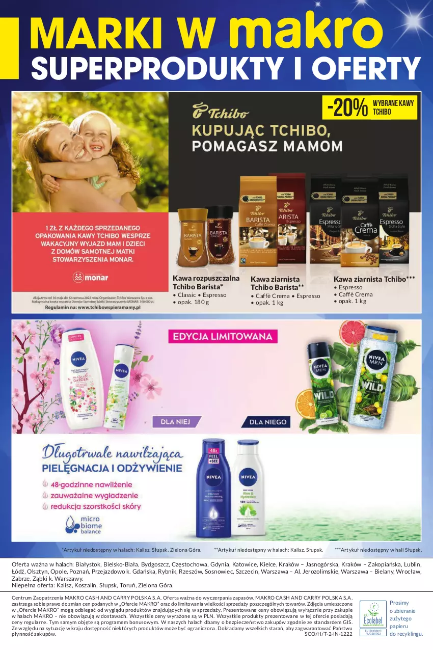 Gazetka promocyjna Makro - [Oferta specjalna] Marki w MAKRO - ważna 31.05 do 13.06.2022 - strona 8 - produkty: Gra, Kawa, Kawa rozpuszczalna, Kawa ziarnista, Kosz, Papier, Piec, Rum, Sos, Szal, Tchibo, Tchibo Barista