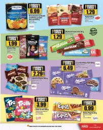 Gazetka promocyjna Topaz - Gazetka - Gazetka - ważna od 14.02 do 14.02.2024 - strona 15 - produkty: Ciastka, Top, HELCOM, Cukier, Wafelek, Kawa, Syrop, Brzoskwinie, Baton, Cukierki, Brownie, Milka