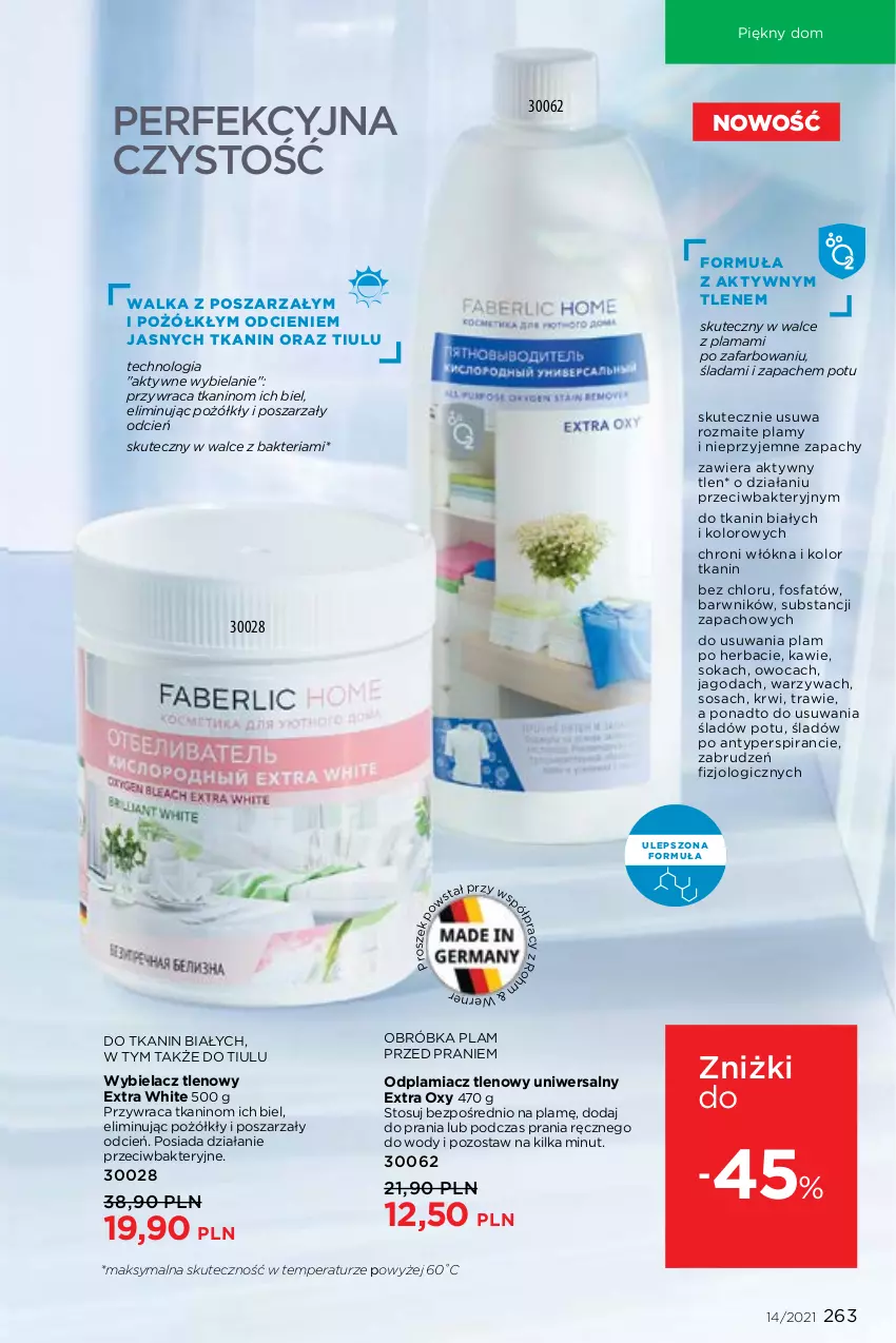 Gazetka promocyjna Faberlic - Gazetka - ważna 27.09 do 10.10.2021 - strona 263 - produkty: Cień, Fa, Odplamiacz, Sok, Sos, Warzywa