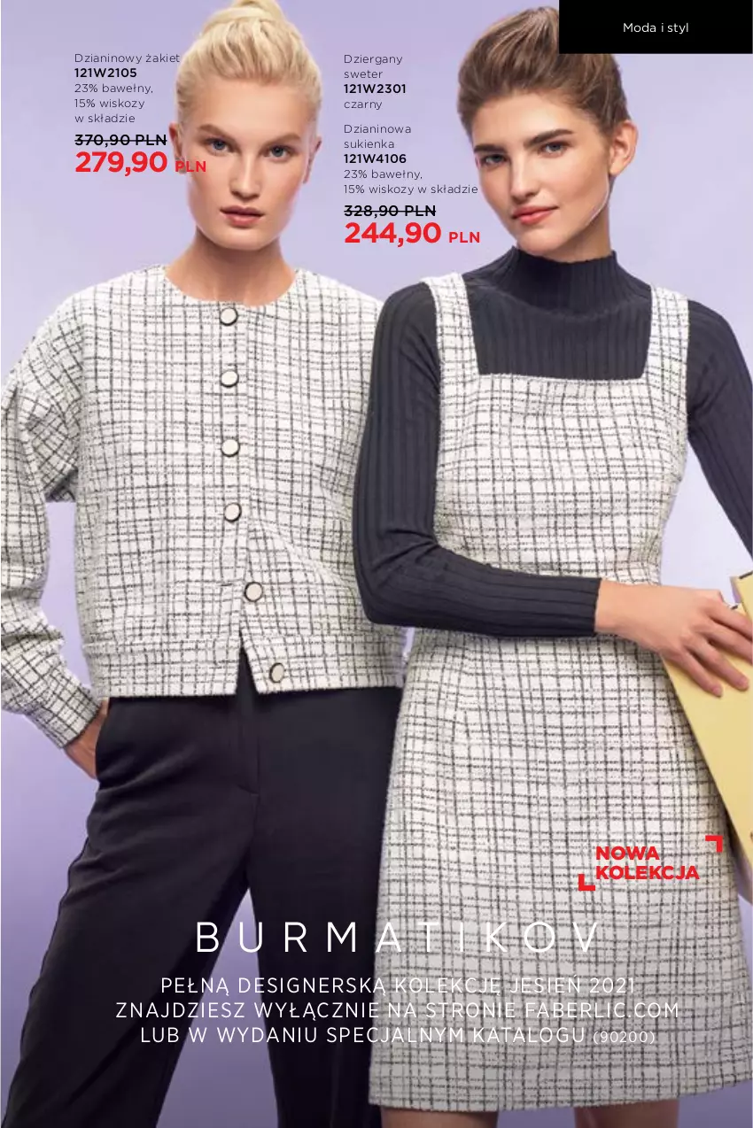 Gazetka promocyjna Faberlic - Gazetka - ważna 27.09 do 10.10.2021 - strona 313 - produkty: Fa, Moda, Sukienka, Sweter