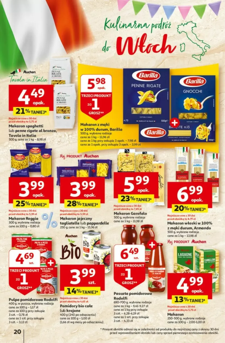 Gazetka promocyjna Auchan - ważna 09.05 do 15.05.2024 - strona 13 - produkty: Barilla, Dell, Fa, Makaron, Odol, Penne, Pomidory, Pulpa pomidorowa, Rum, Spaghetti, Tagliatelle