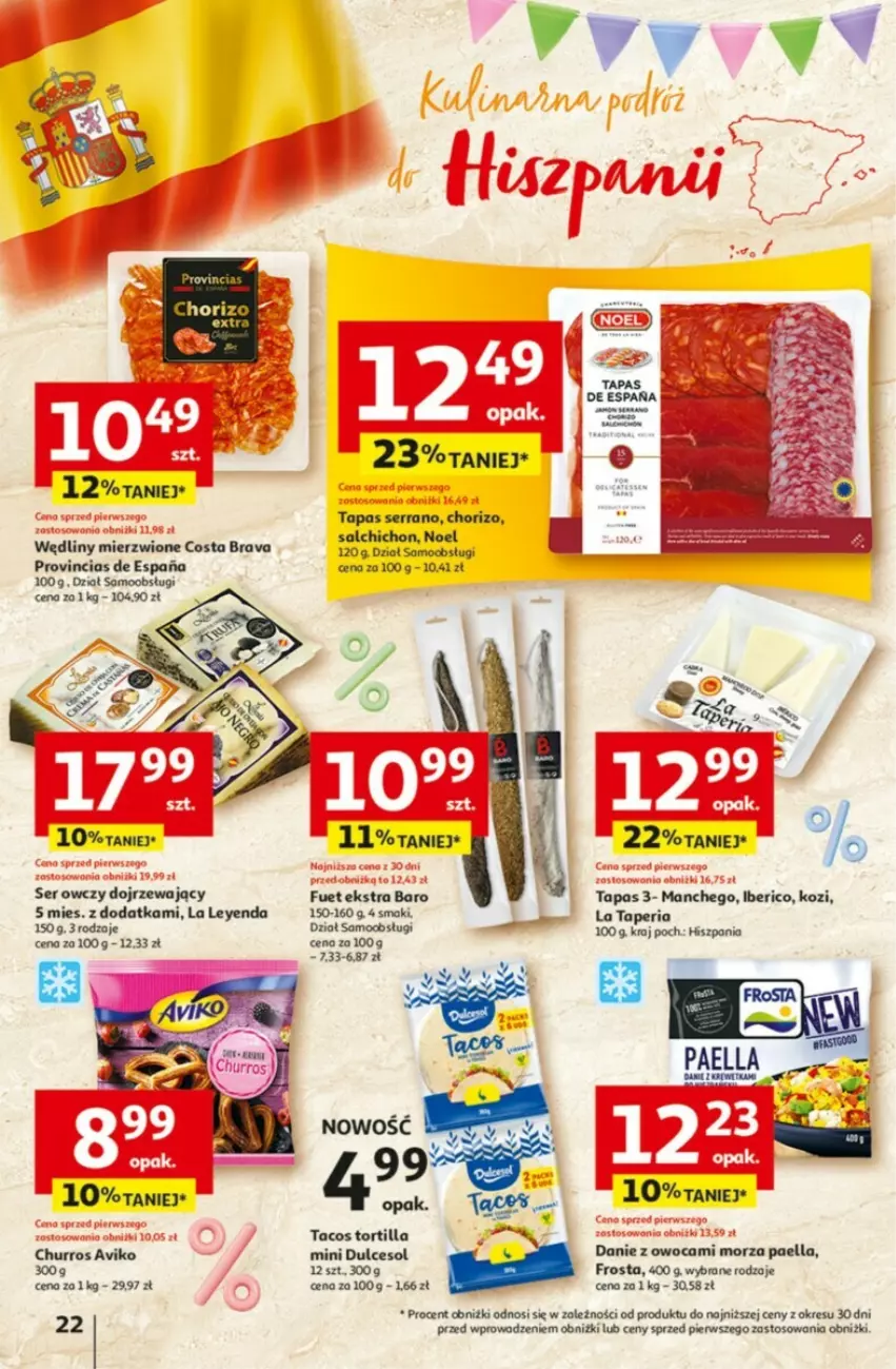 Gazetka promocyjna Auchan - ważna 09.05 do 15.05.2024 - strona 15 - produkty: Frosta, Ser, Ser owczy, Tortilla