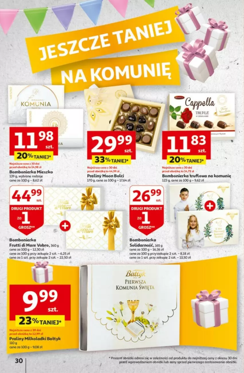 Gazetka promocyjna Auchan - ważna 09.05 do 15.05.2024 - strona 24 - produkty: Praliny