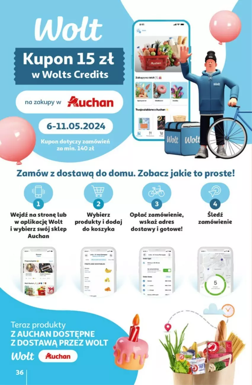 Gazetka promocyjna Auchan - ważna 09.05 do 15.05.2024 - strona 30 - produkty: Dres, Kosz