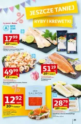 Gazetka promocyjna Auchan - Gazetka - ważna od 15.05 do 15.05.2024 - strona 18 - produkty: Polędwica, Pstrąg tęczowy, Pstrąg, Krewetki, Mintaj, Dorsz