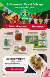 Gazetka promocyjna Auchan - Gazetka - ważna od 15.05 do 15.05.2024 - strona 28 - produkty: Kurczak, BIC, Burger, Frankfurterki, Kiełbasa biała, Kiełbasa, Szpinak, Fa