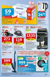 Gazetka promocyjna Auchan - Gazetka - ważna od 15.05 do 15.05.2024 - strona 38 - produkty: Odkurzacz, Pralka, Top, Rum, Por, Czajnik, Szczotka, Młynek, Chia, Kawa, Kosz, Pojemnik, Aquaphor, Tefal, Grzałka, Bosch, Amica, Fa