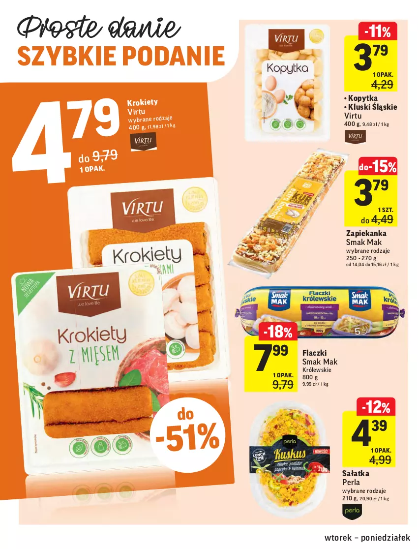 Gazetka promocyjna Intermarche - ważna 13.07 do 19.07.2021 - strona 20 - produkty: Kopytka, Królewski, Sałat, Sałatka, Virtu, Zapiekanka