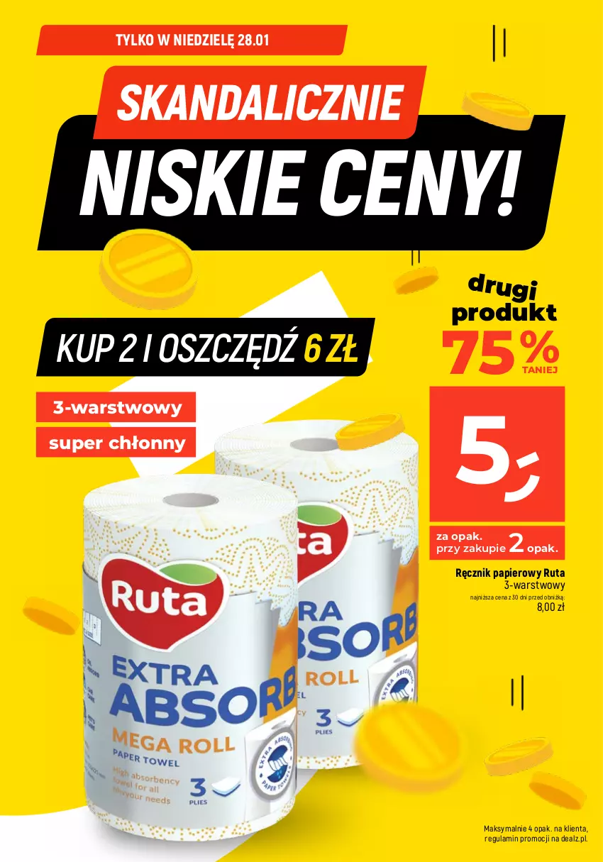 Gazetka promocyjna Dealz - MAKE A DEALZ - ważna 25.01 do 31.01.2024 - strona 8 - produkty: Papier, Ręcznik