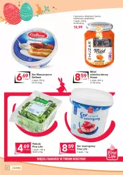 Gazetka promocyjna Odido - Najlepsze na ŚWIĘTA! - Gazetka - ważna od 21.04 do 21.04.2022 - strona 2 - produkty: Ser, Gry, Rukola, Kosz, Mascarpone, Miód, Galbani, Ser twarogowy, Nektar