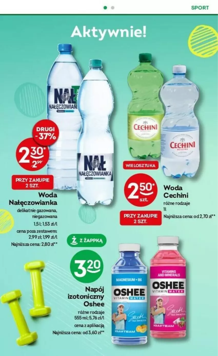 Gazetka promocyjna Żabka - ważna 03.01 do 16.01.2024 - strona 21 - produkty: Nałęczowianka, Por, Sport, Woda