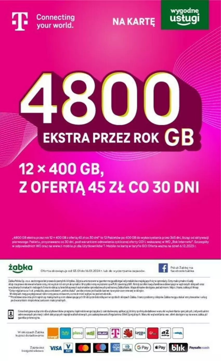 Gazetka promocyjna Żabka - ważna 03.01 do 16.01.2024 - strona 50 - produkty: Fa, Gra, Por