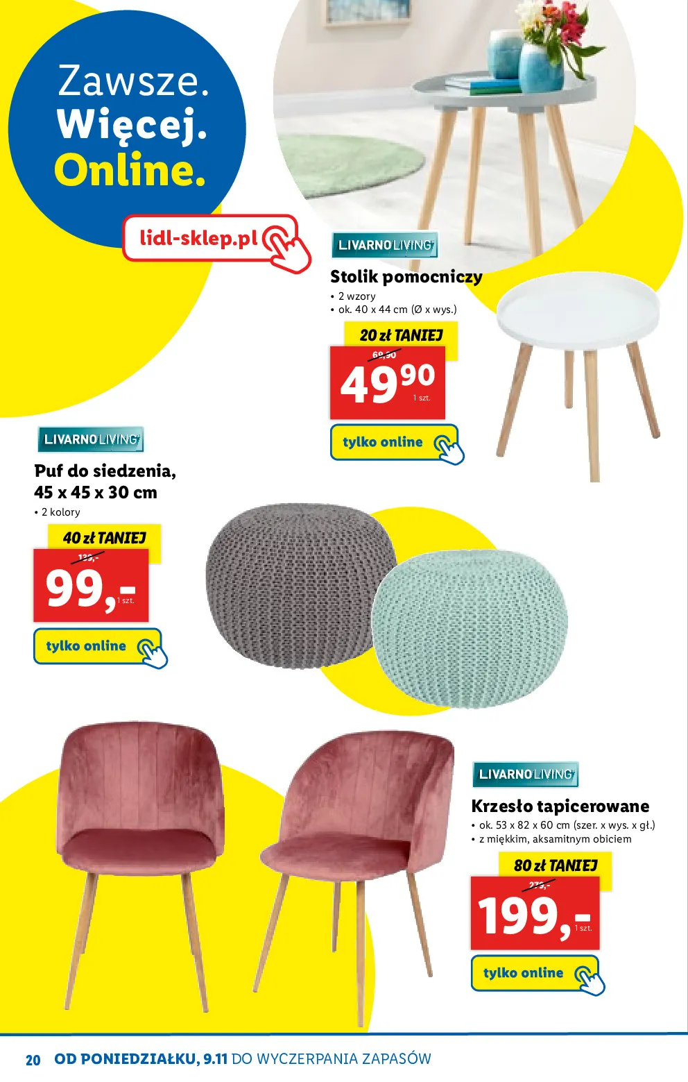 Gazetka promocyjna Lidl - Sypialnia - ważna 09.12 do 24.12.2020 - strona 20