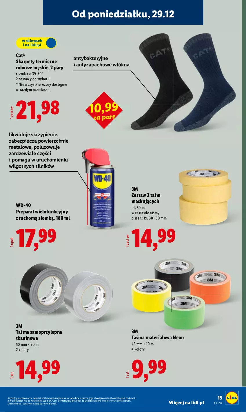 Gazetka promocyjna Lidl - GAZETKA - ważna 29.12.2025 do 03.01.2026 - strona 15 - produkty: Karp, LG, Mop, Piec, WD-40