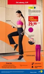 Gazetka promocyjna Lidl - GAZETKA - Gazetka - ważna od 03.01 do 03.01.2026 - strona 35 - produkty: Ubrania, Sok, Por, Sport, Spodnie, LG