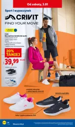 Gazetka promocyjna Lidl - GAZETKA - Gazetka - ważna od 03.01 do 03.01.2026 - strona 40 - produkty: Por, Buty, Sport