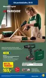 Gazetka promocyjna Lidl - GAZETKA - Gazetka - ważna od 03.01 do 03.01.2026 - strona 7 - produkty: Parkside, Ser, Akumulatorowa wiertarkowkrętark, Wiertarkowkrętarka, Tarka, Wkręt, Wkrętarka, Akumulator