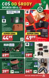 Gazetka promocyjna Aldi - Artykuły przemysłowe i tekstylia - Gazetka - ważna od 09.12 do 09.12.2023 - strona 5 - produkty: Torebka, Por, Kapcie, Pasek, Wełna, Pasek męski, Smartfon