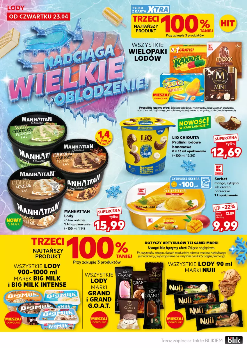 Gazetka promocyjna Kaufland - Mocny Start - ważna 27.04 do 28.04.2026 - strona 10 - produkty: Big Milk, Lody, Por, Ryż, Waga