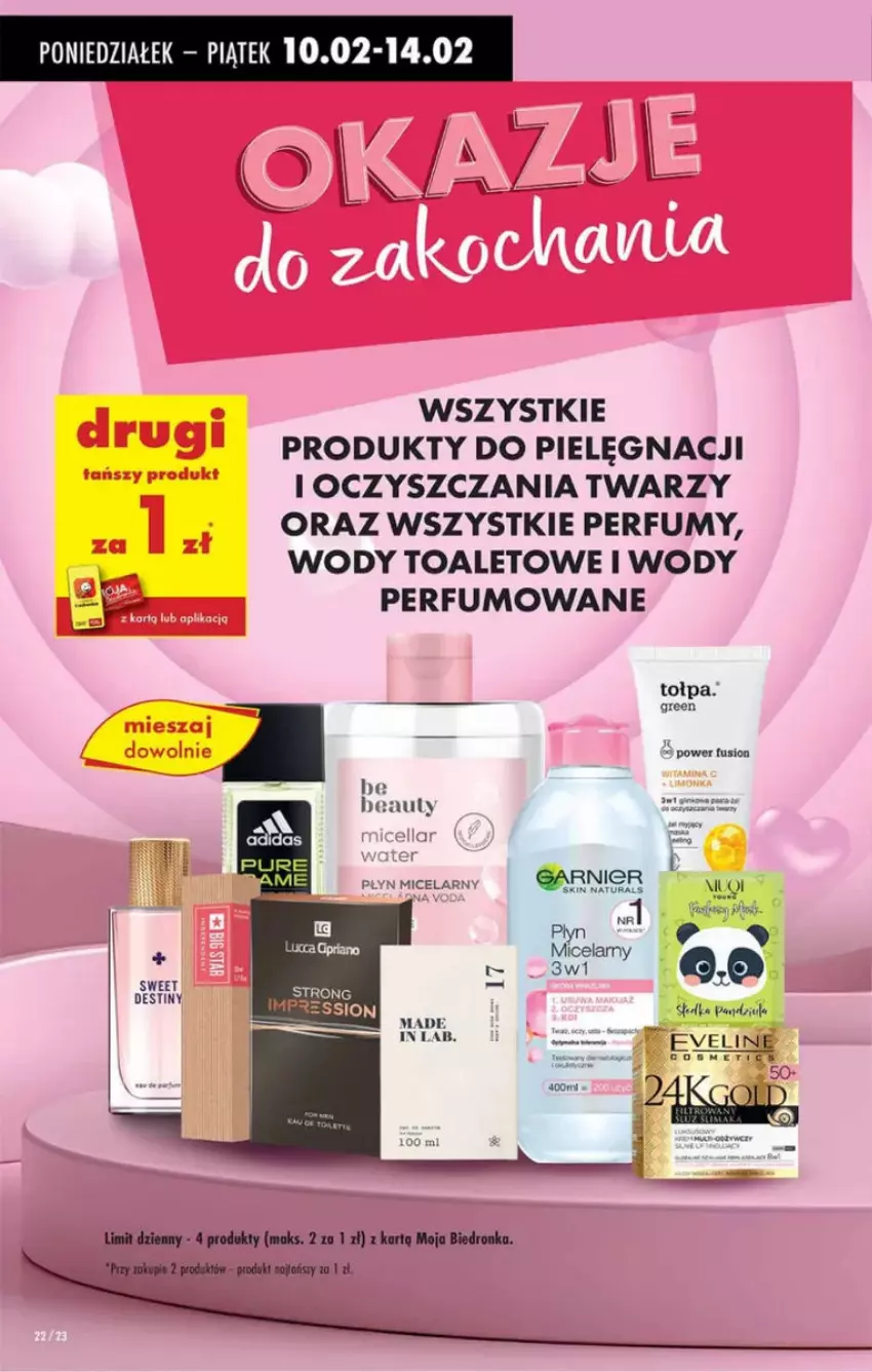 Gazetka promocyjna Intermarche - ważna 10.02 do 12.02.2025 - strona 15 - produkty: Eveline, Fusion, Garnier, Perfum, Płyn micelarny, Tołpa