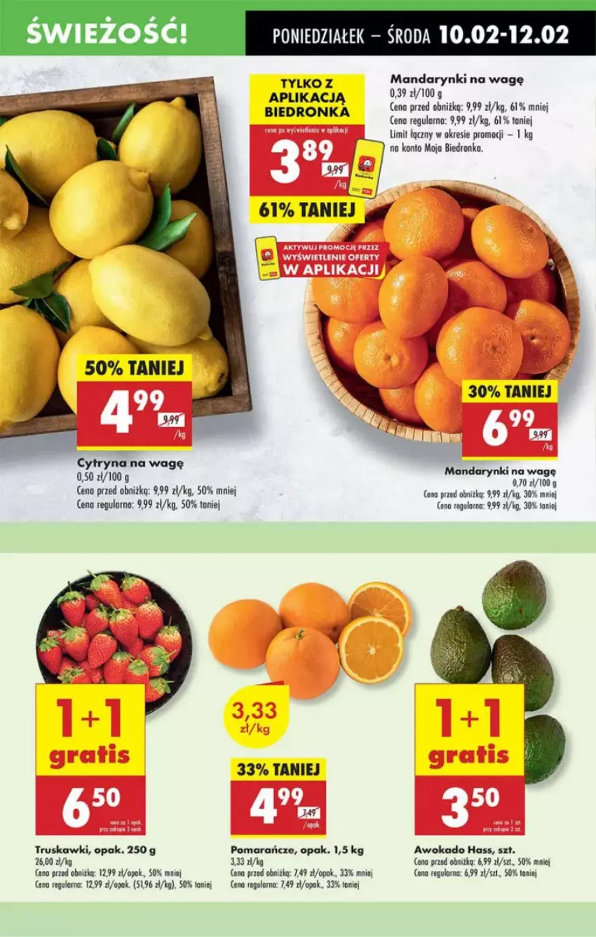 Gazetka promocyjna Intermarche - ważna 10.02 do 12.02.2025 - strona 20 - produkty: Fa, Mandarynki, Pomarańcze, Truskawki