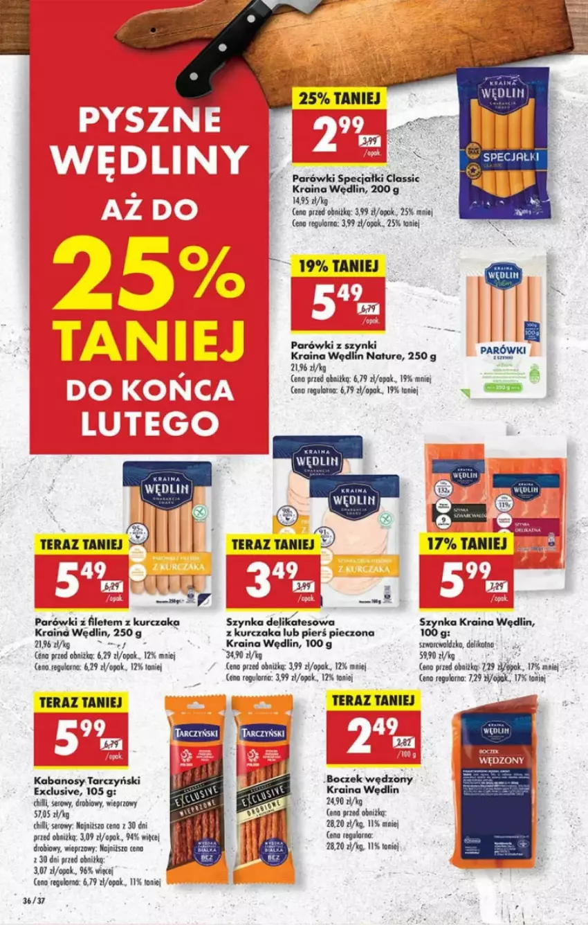 Gazetka promocyjna Intermarche - ważna 10.02 do 12.02.2025 - strona 30 - produkty: Boczek, Fa, Gala, Kabanos, Kurczak, Parówki, Parówki z szynki, Piec, Ser, Szynka, Szynka delikatesowa, Tarczyński, Tera