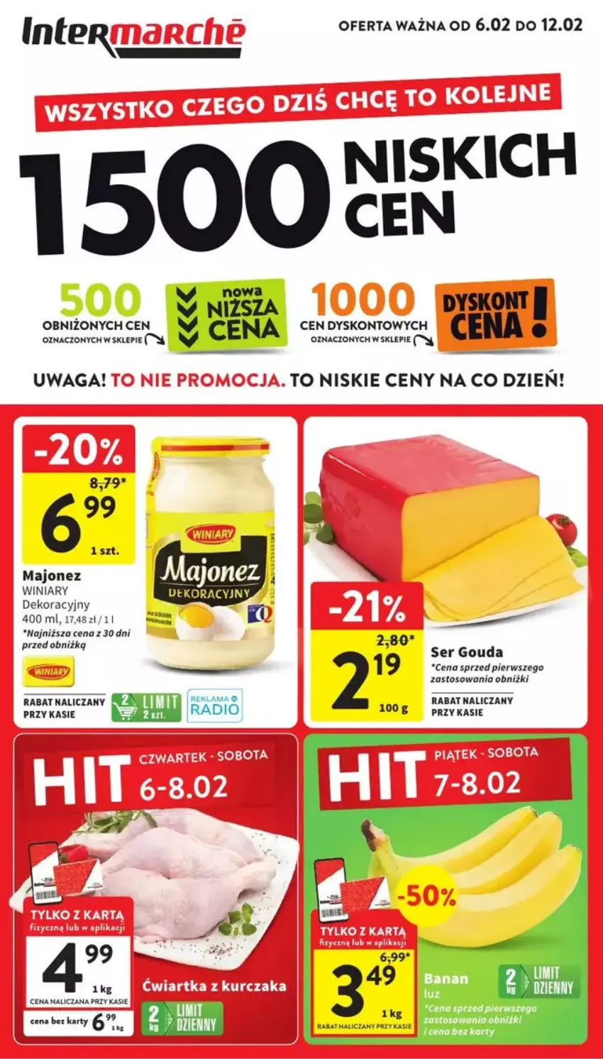 Gazetka promocyjna Intermarche - ważna 10.02 do 12.02.2025 - strona 34 - produkty: Gouda, Majonez, Oleo, Ser, Waga