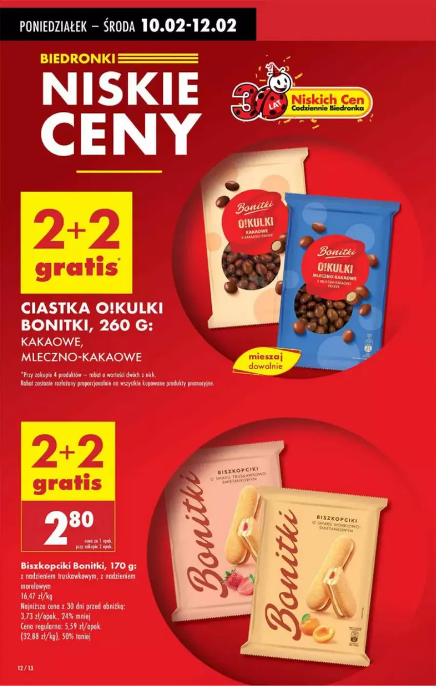 Gazetka promocyjna Intermarche - ważna 10.02 do 12.02.2025 - strona 4 - produkty: Bonitki, Ciastka, Fa, Kakao, Mus, Por