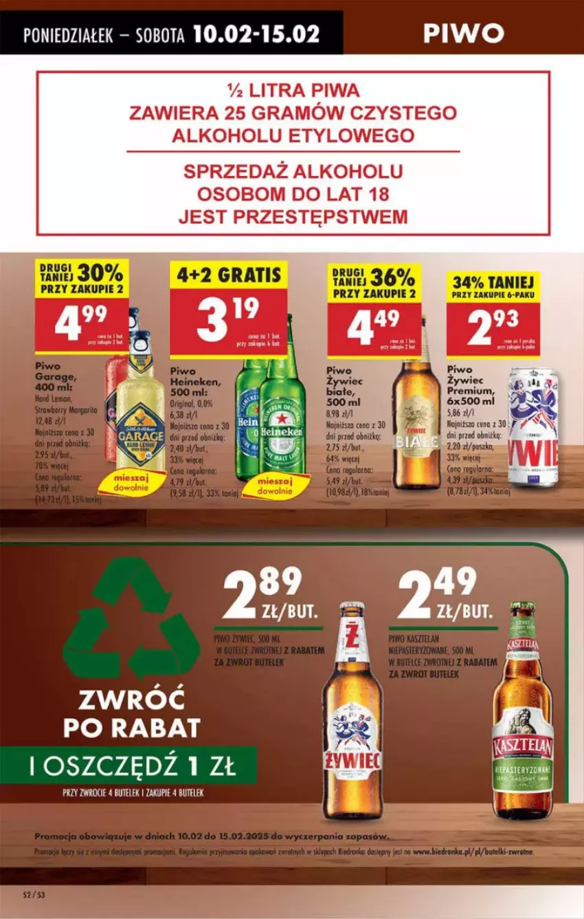 Gazetka promocyjna Intermarche - ważna 10.02 do 12.02.2025 - strona 48 - produkty: Gra, Piwa, Piwo