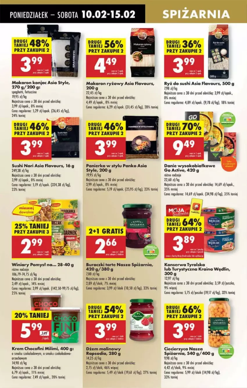 Gazetka promocyjna Intermarche - ważna 10.02 do 12.02.2025 - strona 81 - produkty: Buraczki, Gra, Makaron, Makaron ryżowy, Oreo, Ryż, Ryż do sushi, Ser, Sok, Sushi, Winiary