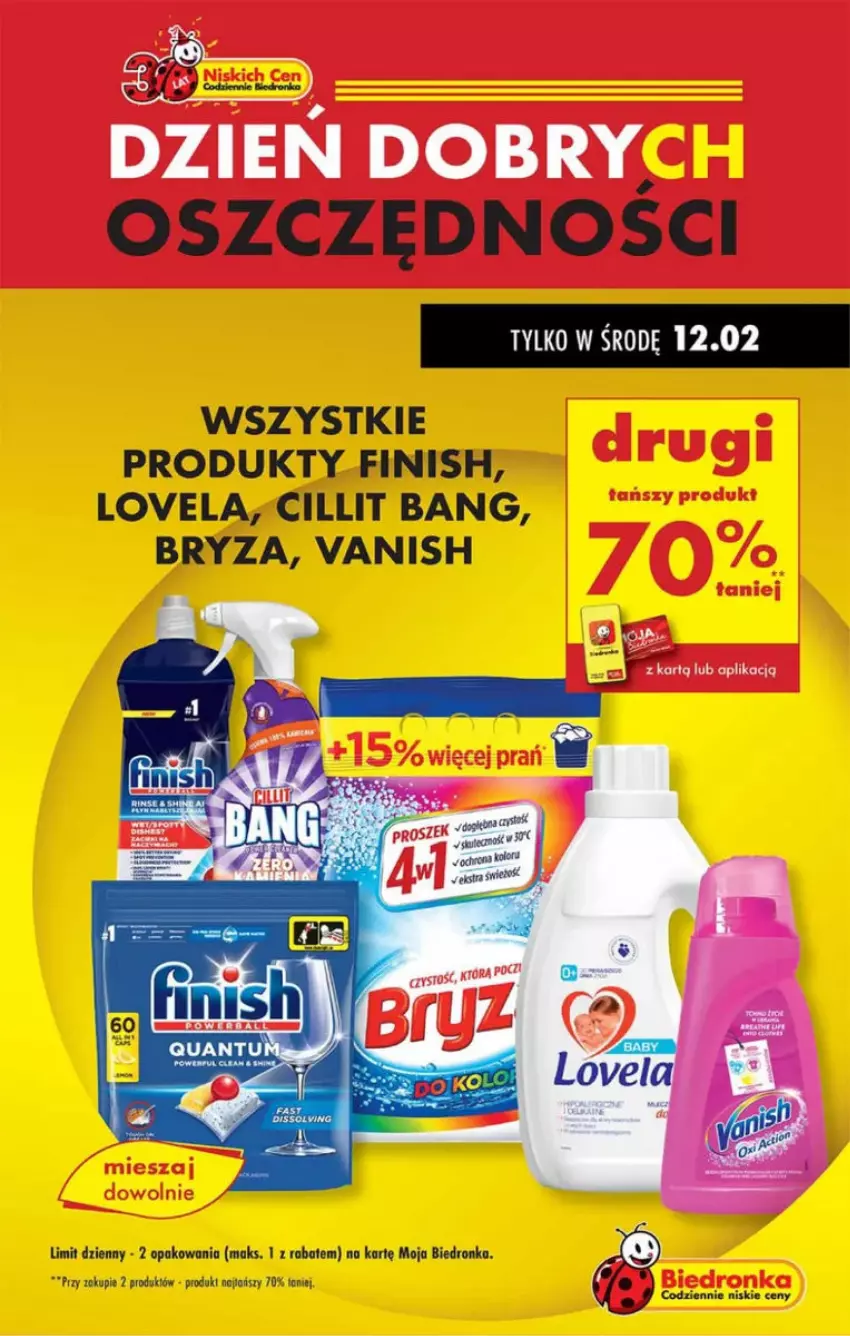 Gazetka promocyjna Intermarche - ważna 10.02 do 12.02.2025 - strona 9 - produkty: Bryza, Cillit Bang, Finish, Lovela, Robot, Vanish